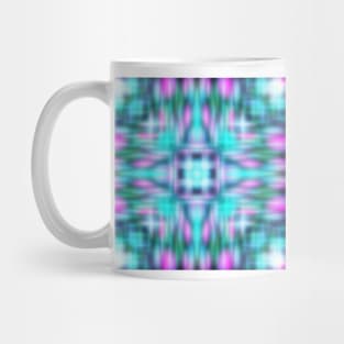 Tie dye pattern blue and pink Mug